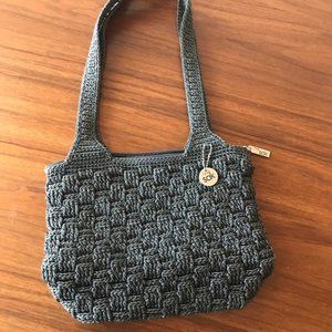 The Sak crochet purse in gray